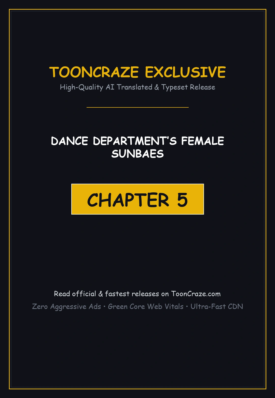 Dance Departments Female Sunbaes Bbabbb Chapter 5 - Page 1