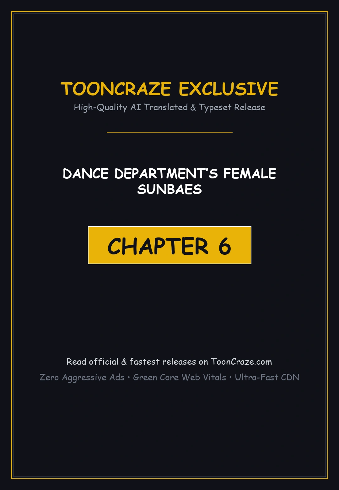 Dance Departments Female Sunbaes Bbabbb Chapter 6 - Page 1