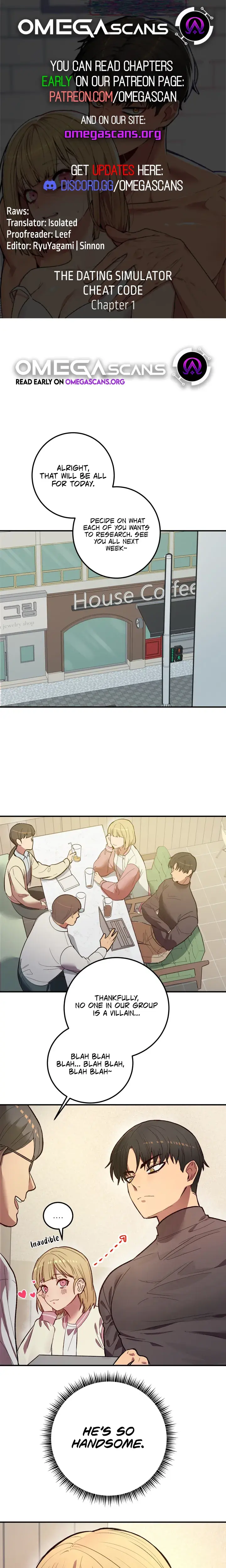 Dating Sim Short Story The Dating Simulator Cheat Chapter 1 - Page 1