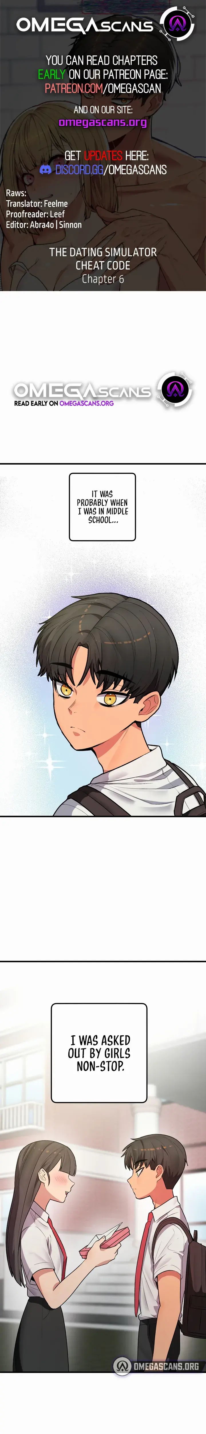 Dating Sim Short Story The Dating Simulator Cheat Chapter 6 - Page 1