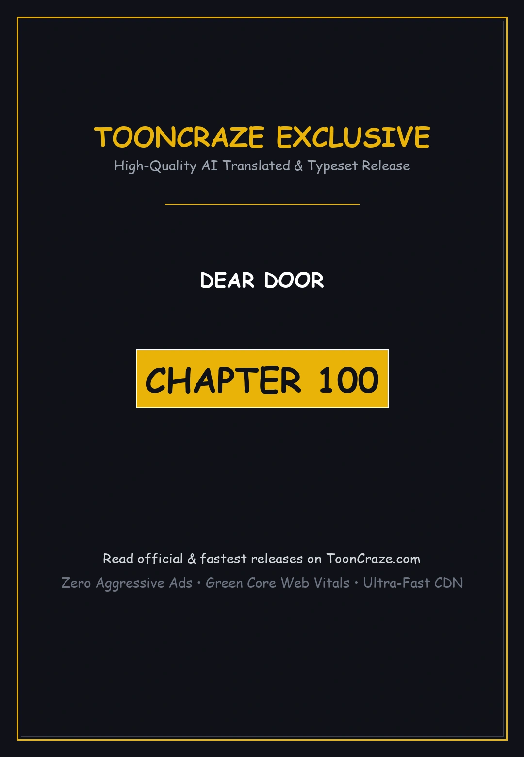 Dear Door Chapter 100 - Page 1