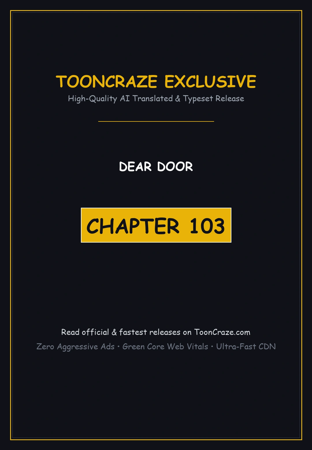 Dear Door Chapter 103 - Page 1