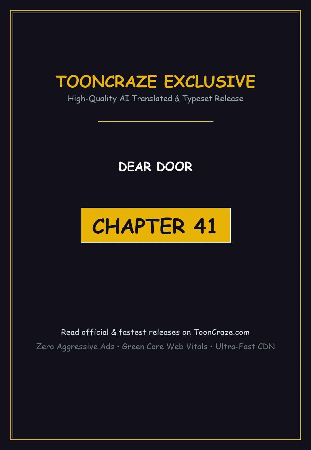 Dear Door Chapter 41 - Page 1