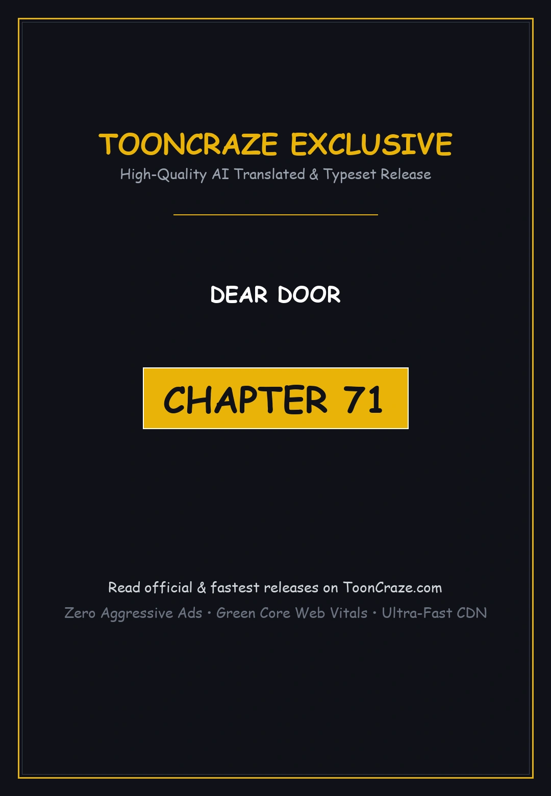 Dear Door Chapter 71 - Page 1