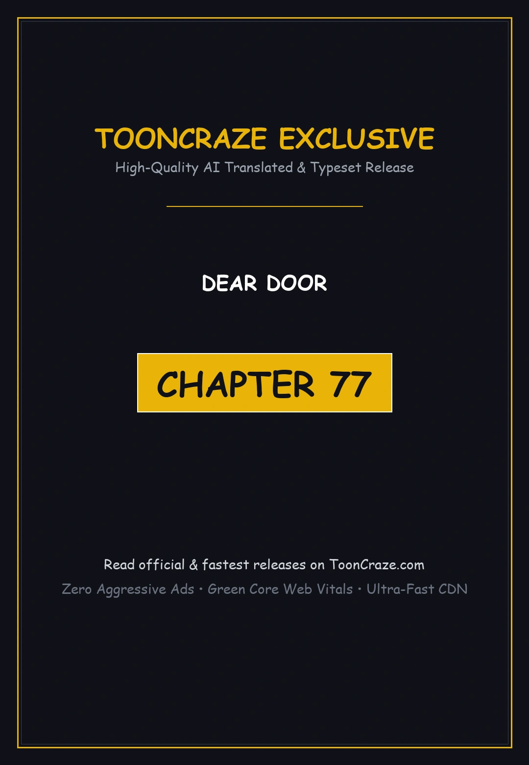 Dear Door Chapter 77 - Page 1