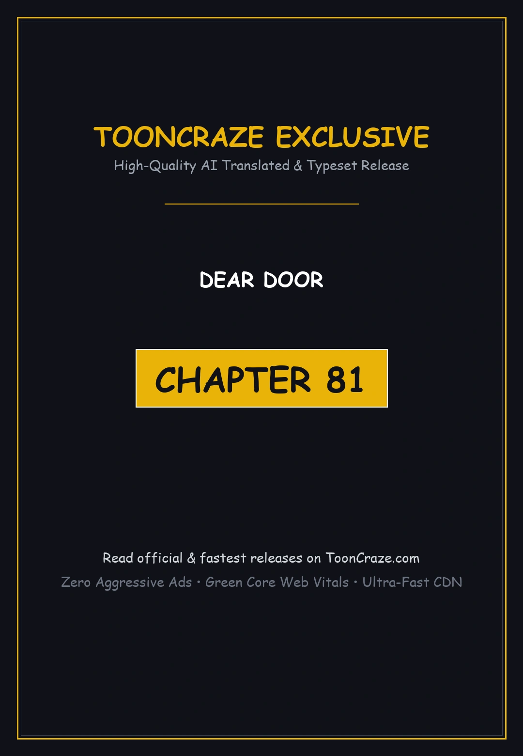 Dear Door Chapter 81 - Page 1