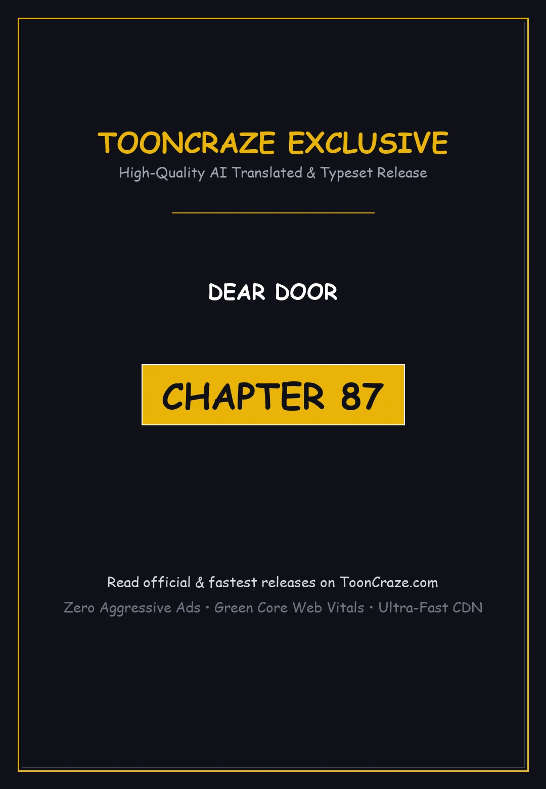 Dear Door Chapter 87 - Page 1
