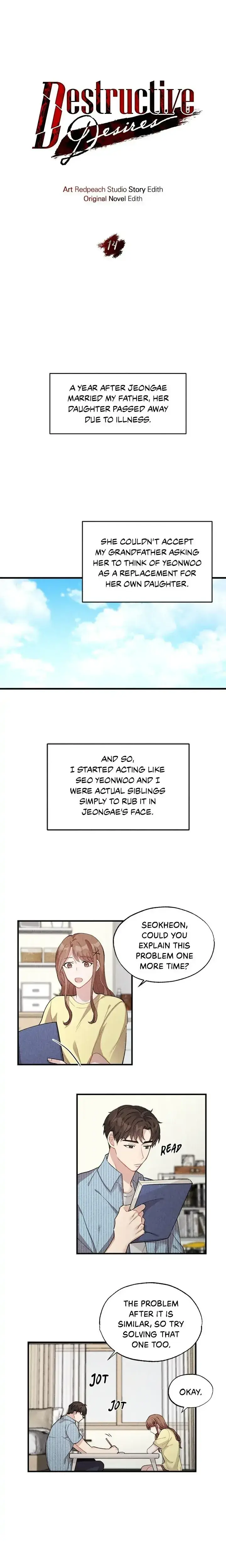 Destructive Desires Chapter 14 - Page 1