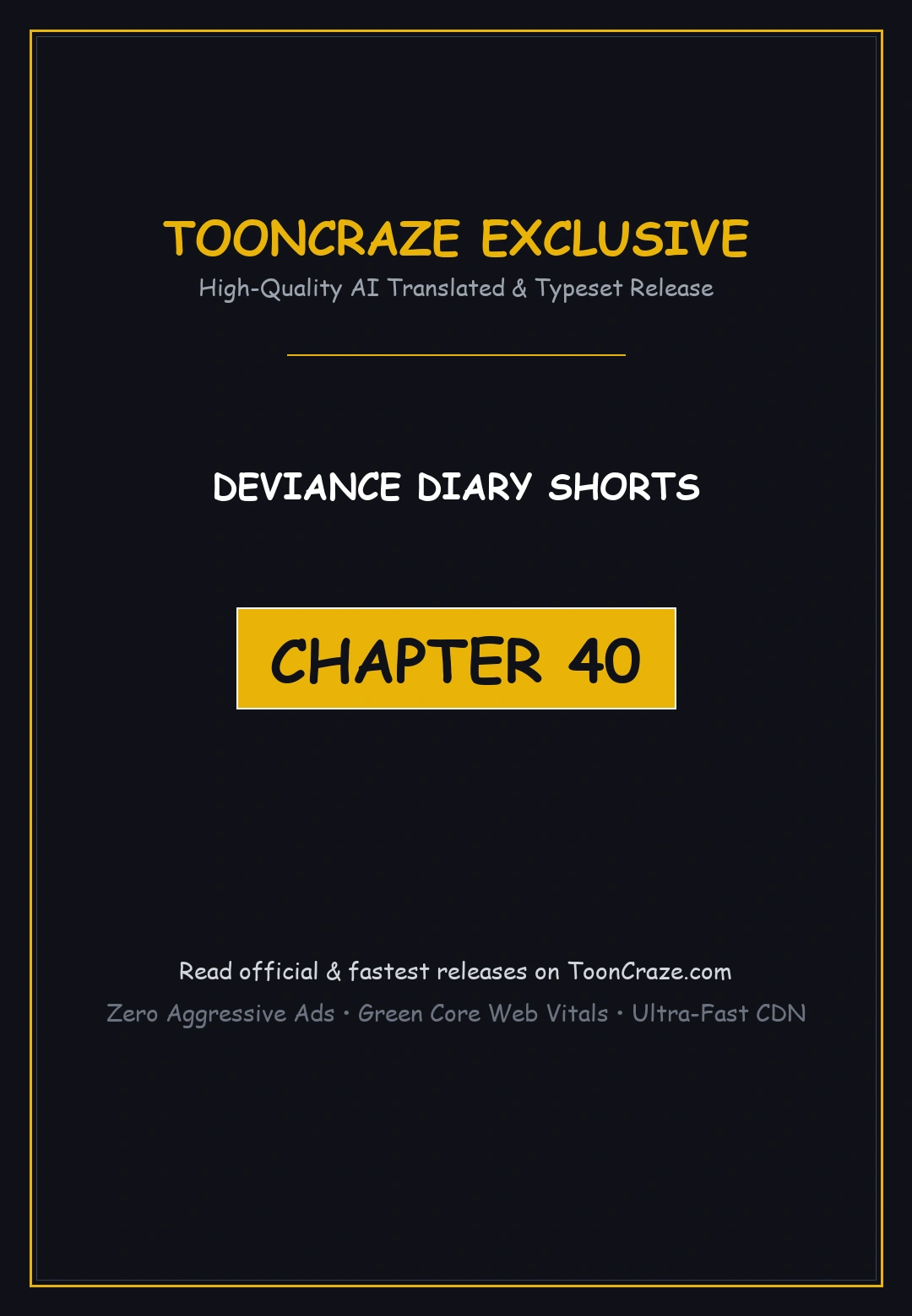 Deviance Diary Shorts Chapter 40 - Page 1
