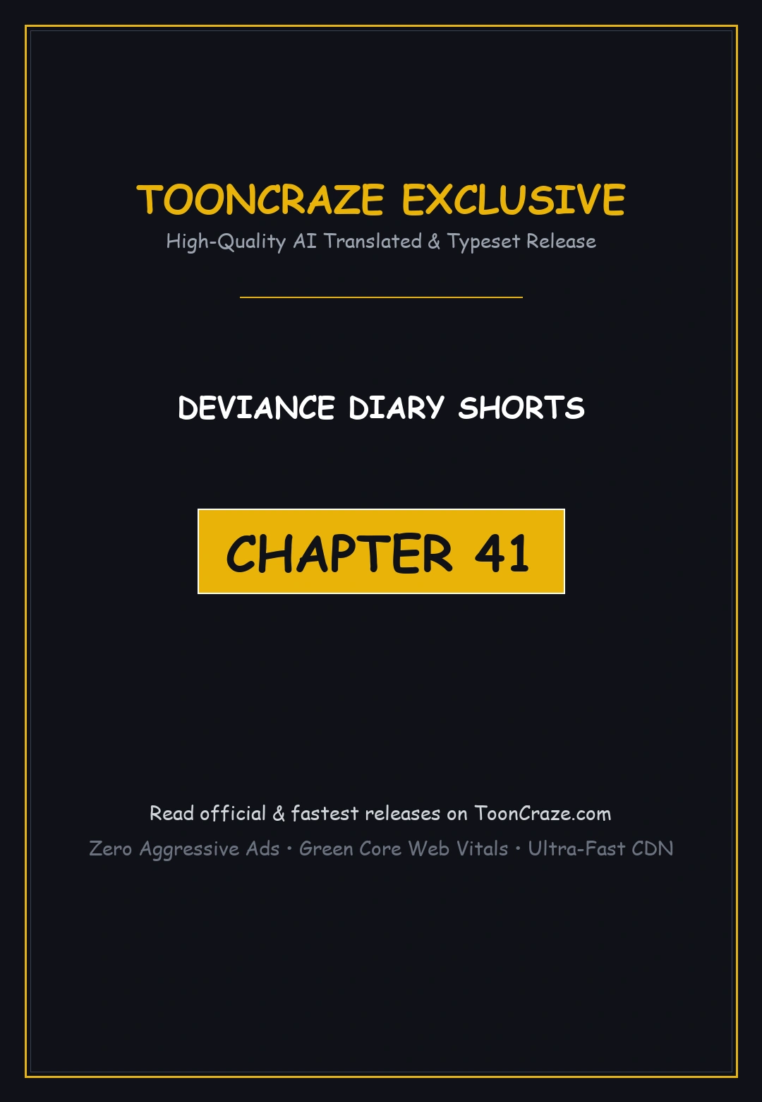 Deviance Diary Shorts Chapter 41 - Page 1