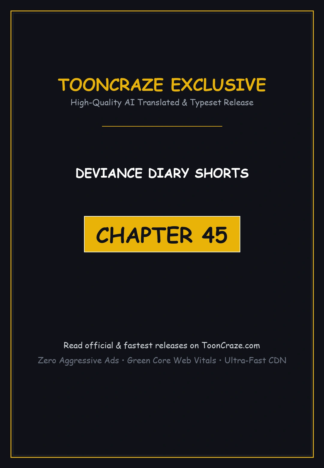Deviance Diary Shorts Chapter 45 - Page 1