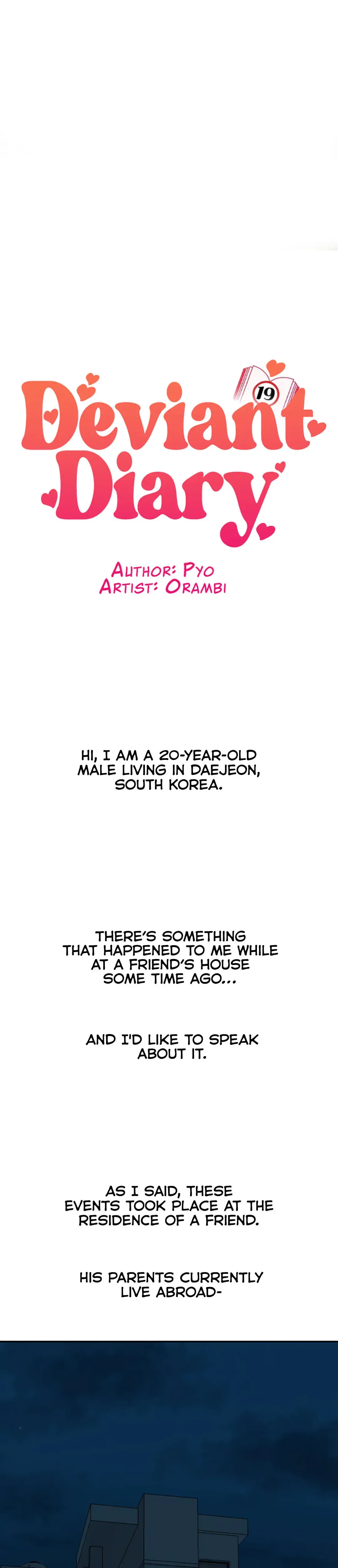 Deviant Diary Chapter 28 - Page 1