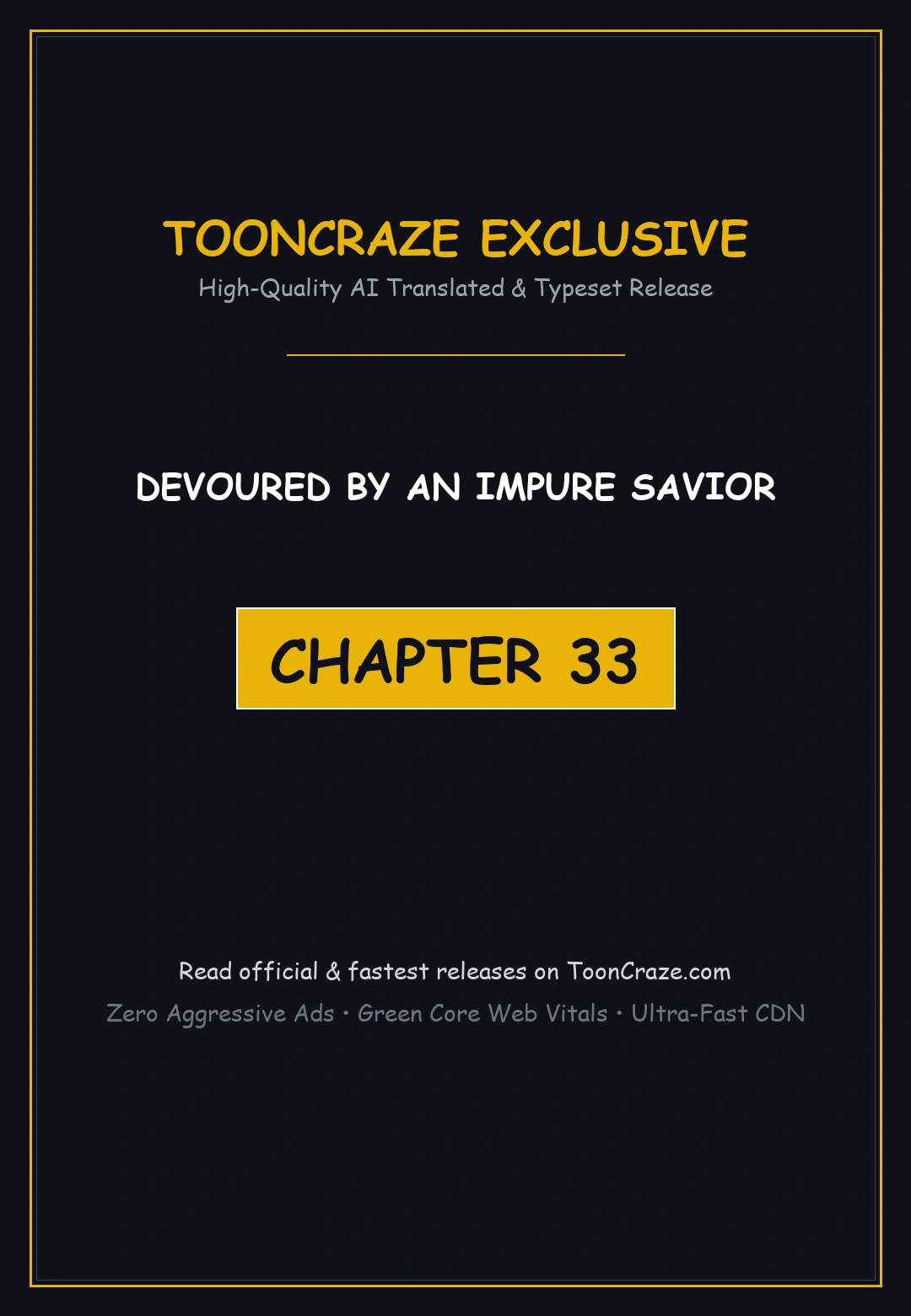 Devoured By An Impure Savior Chapter 33 - Page 1