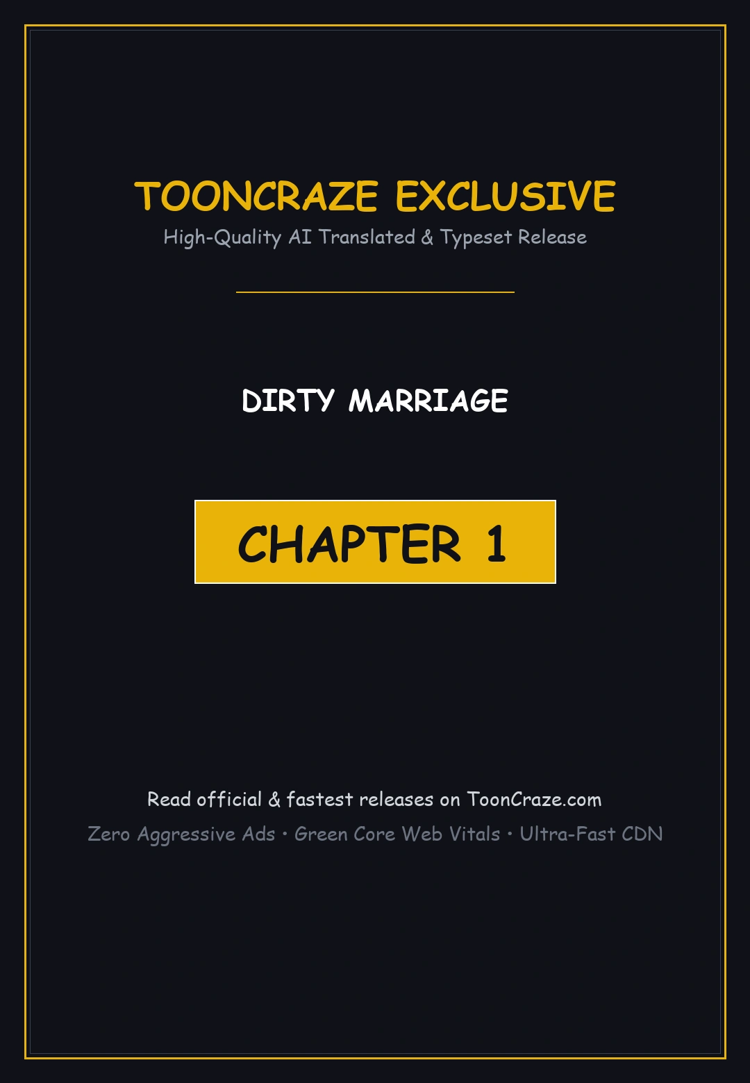 Dirty Marriage Chapter 1 - Page 1
