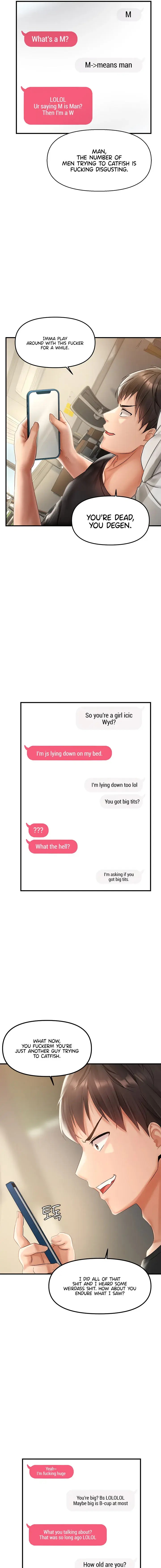 Disciplining The Top Delinquent Bitch Through A Random Chatting App Chapter 1 - Page 11