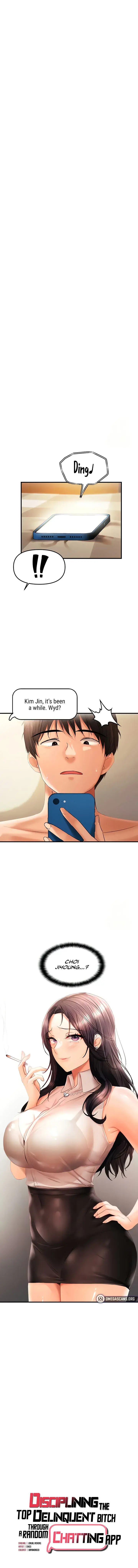 Disciplining The Top Delinquent Bitch Through A Random Chatting App Chapter 21 - Page 1