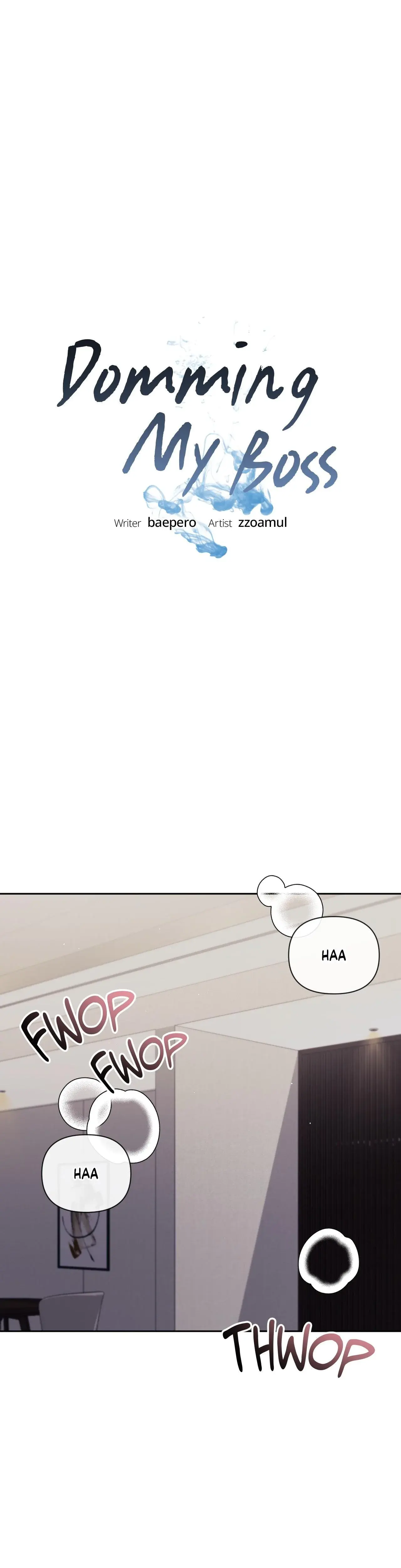 Domming My Boss Chapter 34 - Page 1