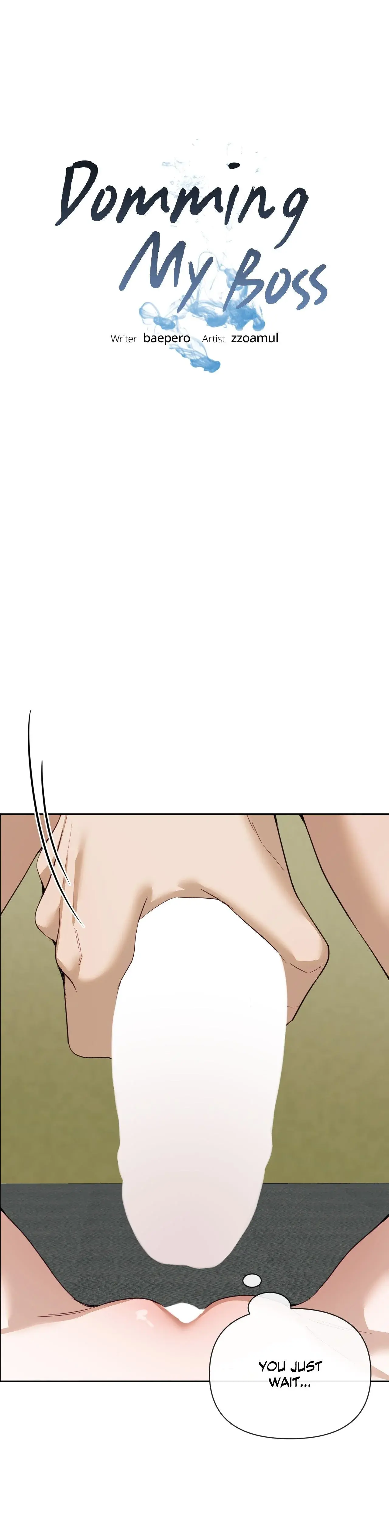 Domming My Boss Chapter 38 - Page 1