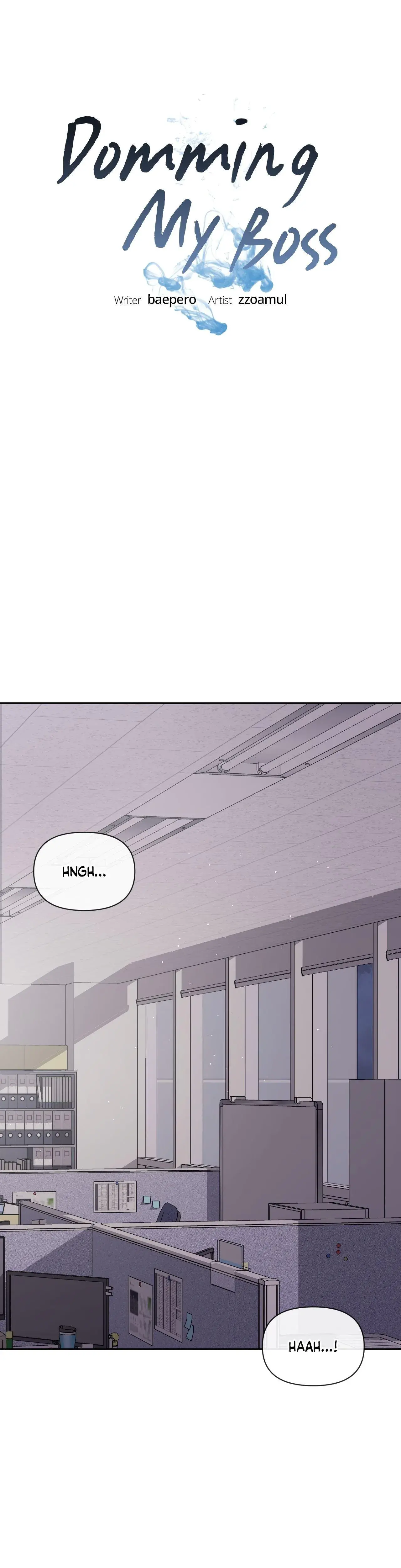 Domming My Boss Chapter 40 - Page 1
