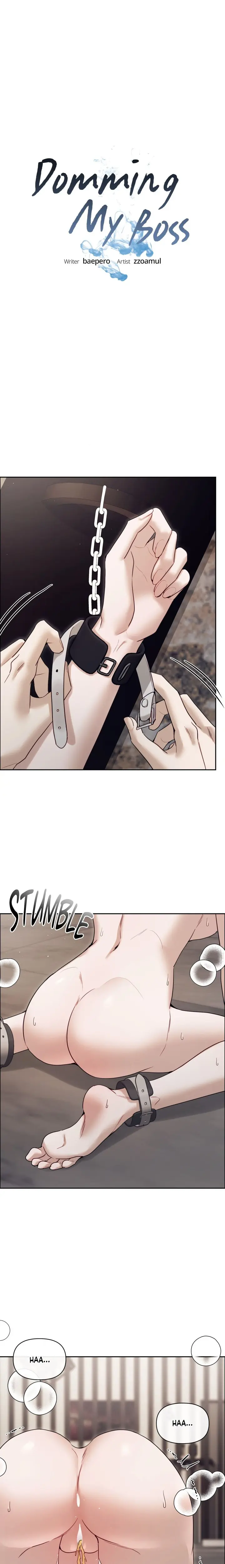 Domming My Boss Chapter 50.2 - Page 1