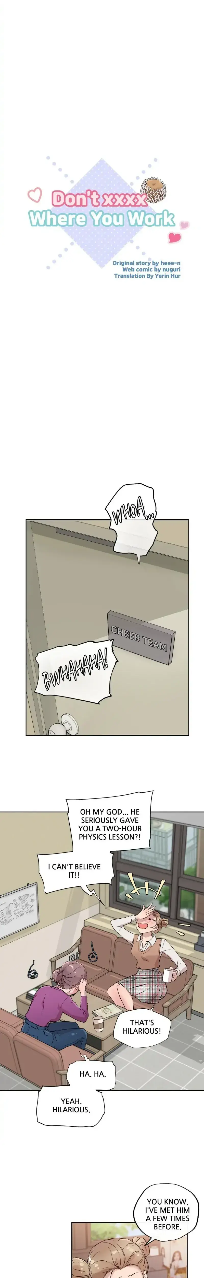 Don T Xxxx Where You Work Chapter 5 - Page 9