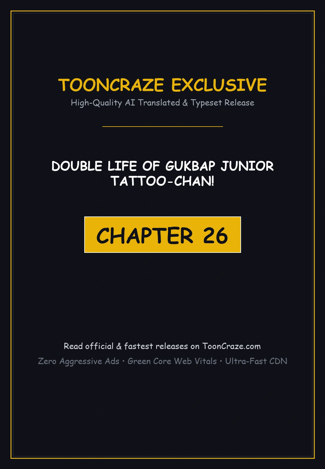 Double Life Of Gukbap Junior Tattoo Chan Chapter 26 - Page 1