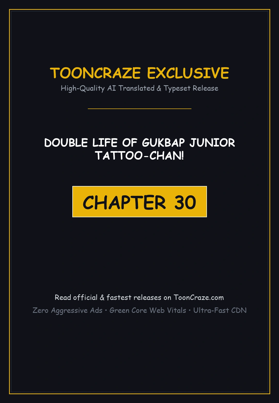 Double Life Of Gukbap Junior Tattoo Chan Chapter 30 - Page 1