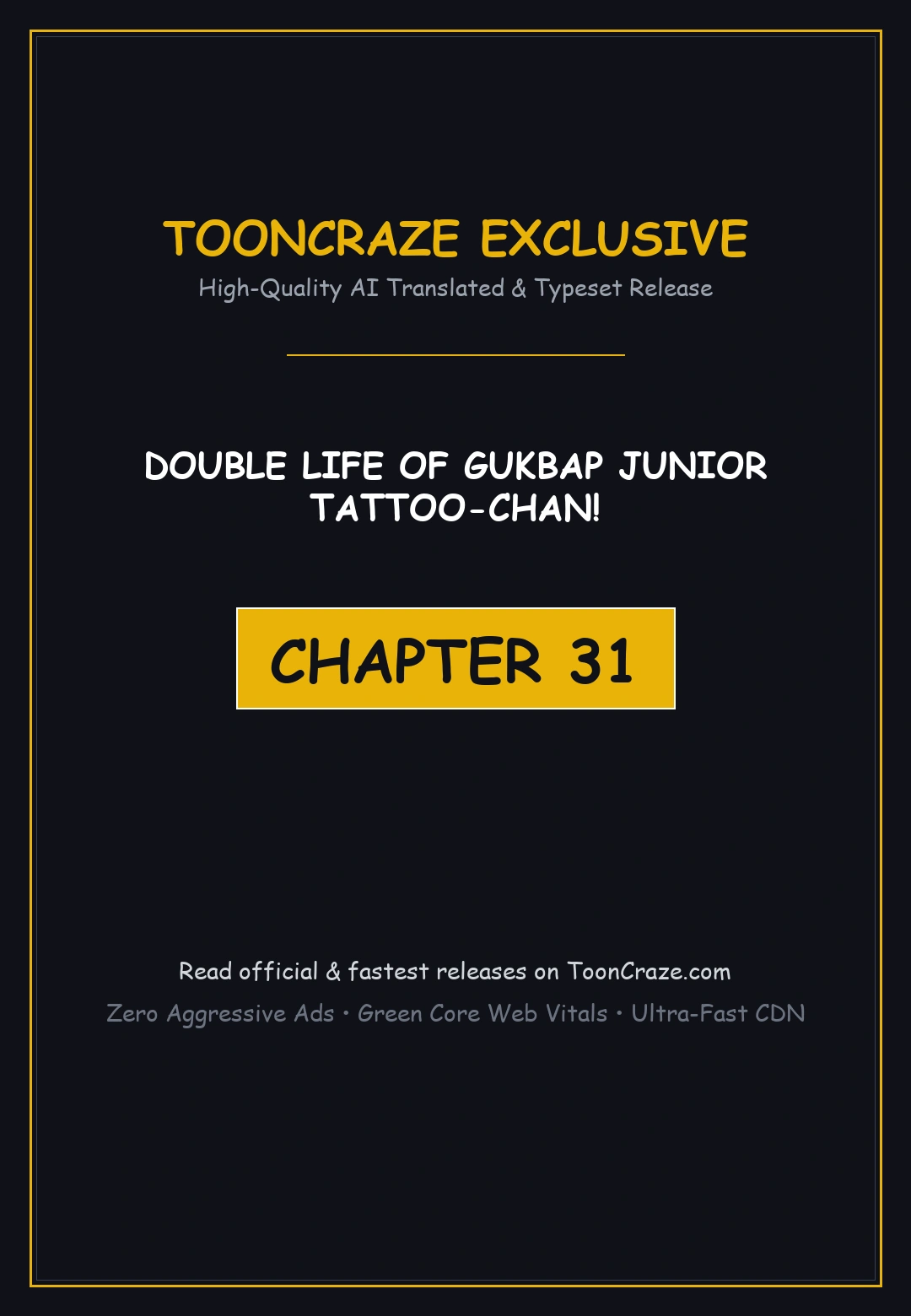 Double Life Of Gukbap Junior Tattoo Chan Chapter 31 - Page 1
