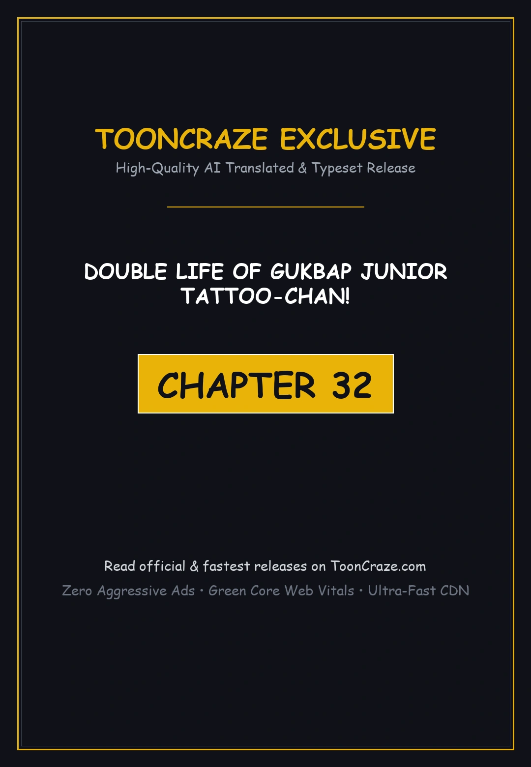 Double Life Of Gukbap Junior Tattoo Chan Chapter 32 - Page 1