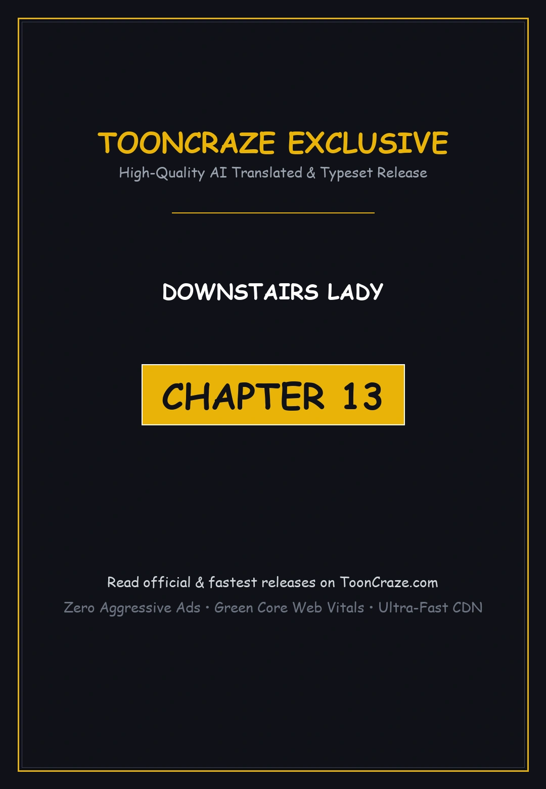 Downstairs Lady Chapter 13 - Page 1