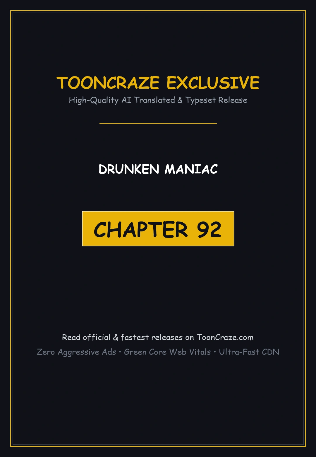 Drunken Maniac Chapter 92 - Page 1