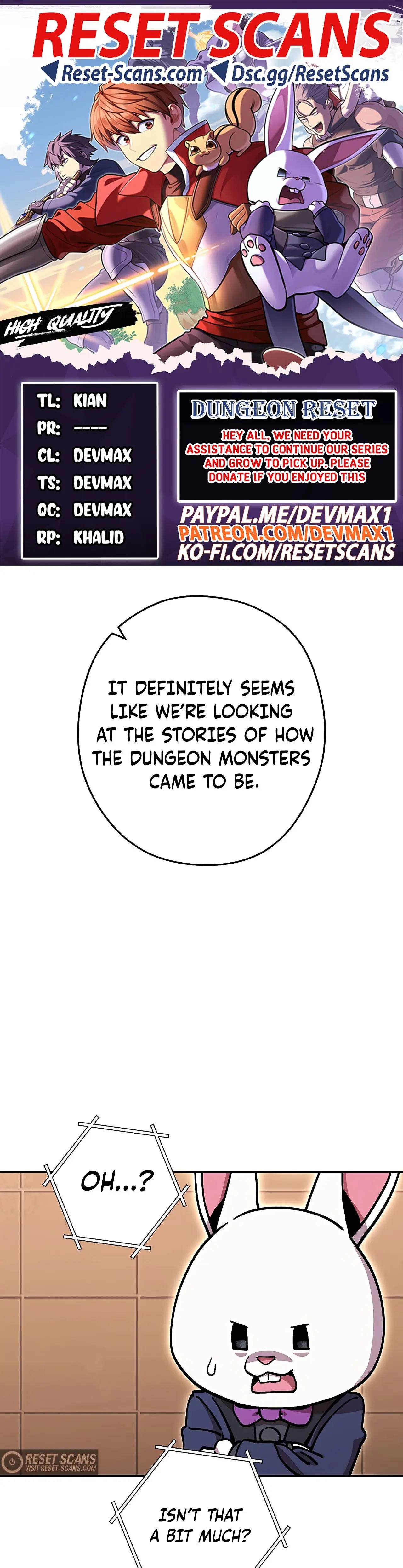Dungeon Reset Manhwa Online Bi0abc Chapter 143 - Page 1