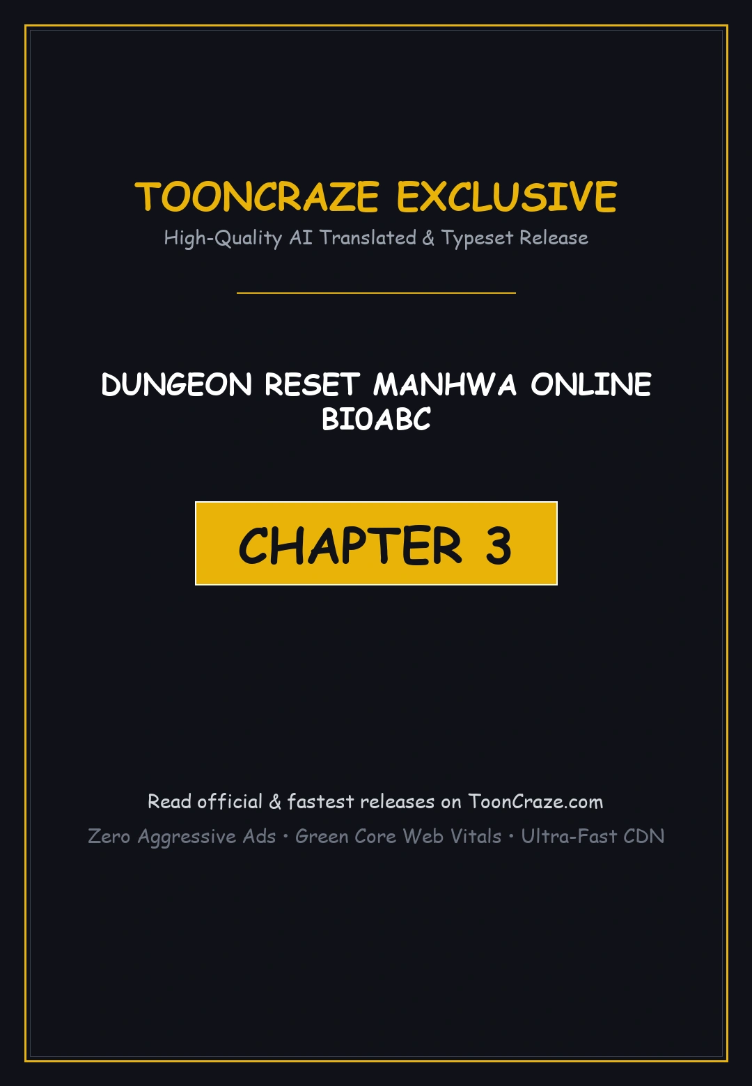 Dungeon Reset Manhwa Online Bi0abc Chapter 3 - Page 1