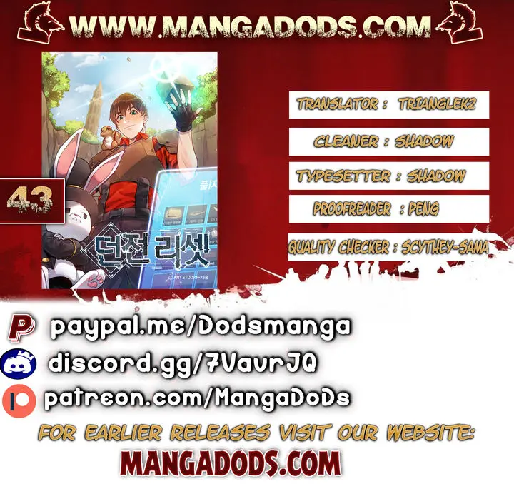 Dungeon Reset Manhwa Online Bi0abc Chapter 43 - Page 1