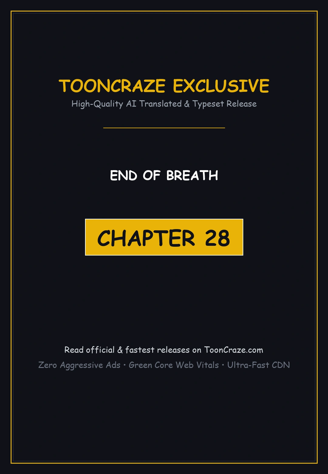 End Of Breath Chapter 28 - Page 1