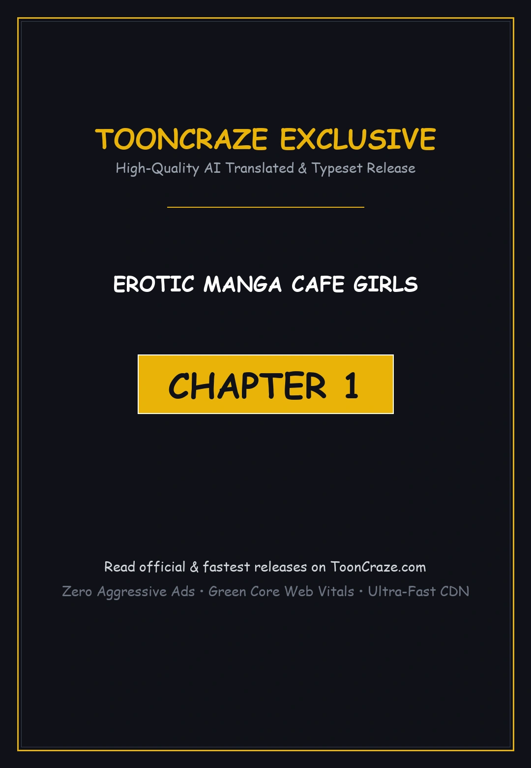 Erotic Manga Cafe Girls Chapter 1 - Page 1