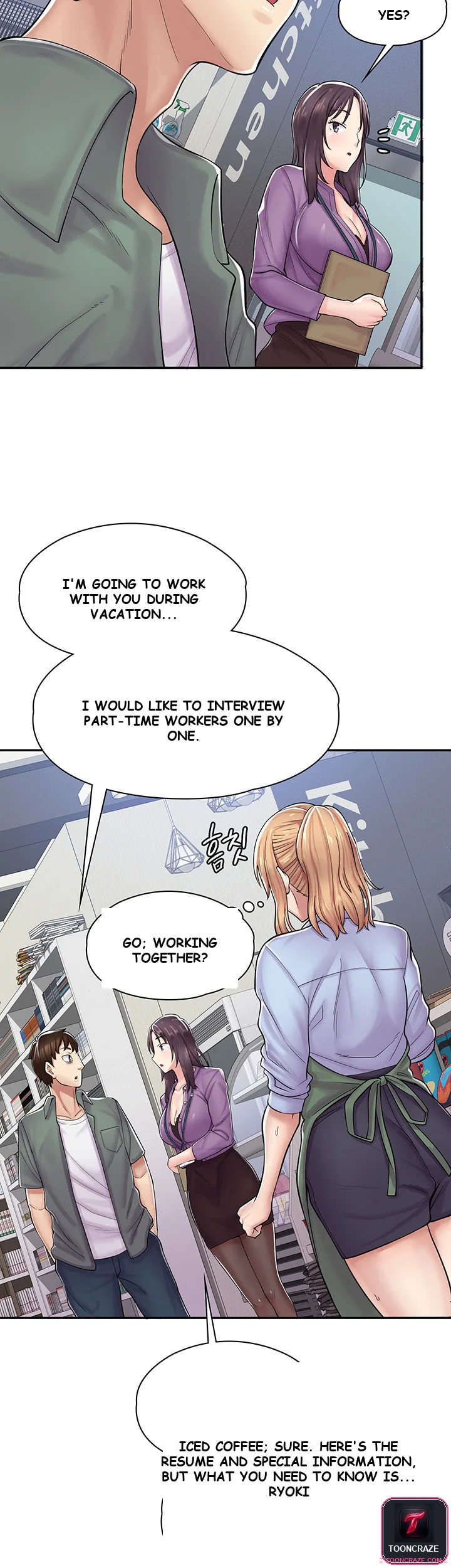 Erotic Manga Cafe Girls Chapter 1 - Page 63