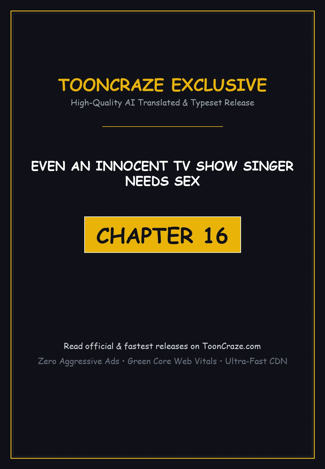 Even An Innocent Tv Show Singer Needs Sex Chapter 16 - Page 1