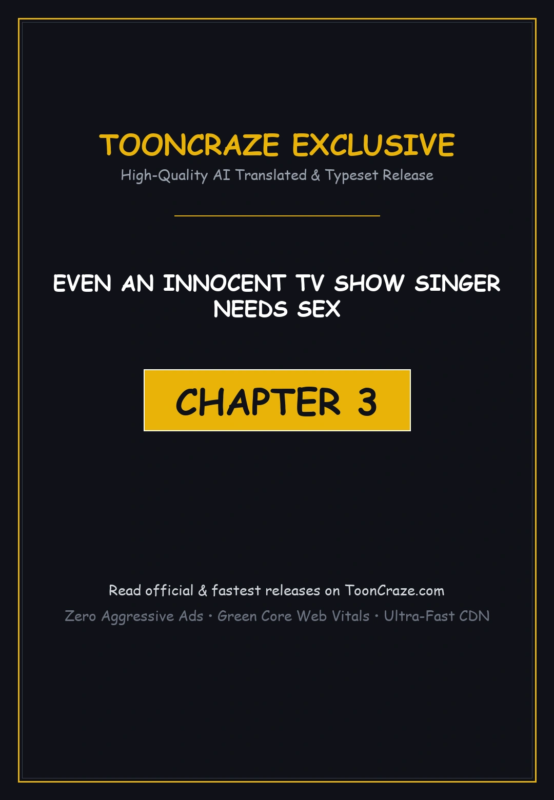 Even An Innocent Tv Show Singer Needs Sex Chapter 3 - Page 1