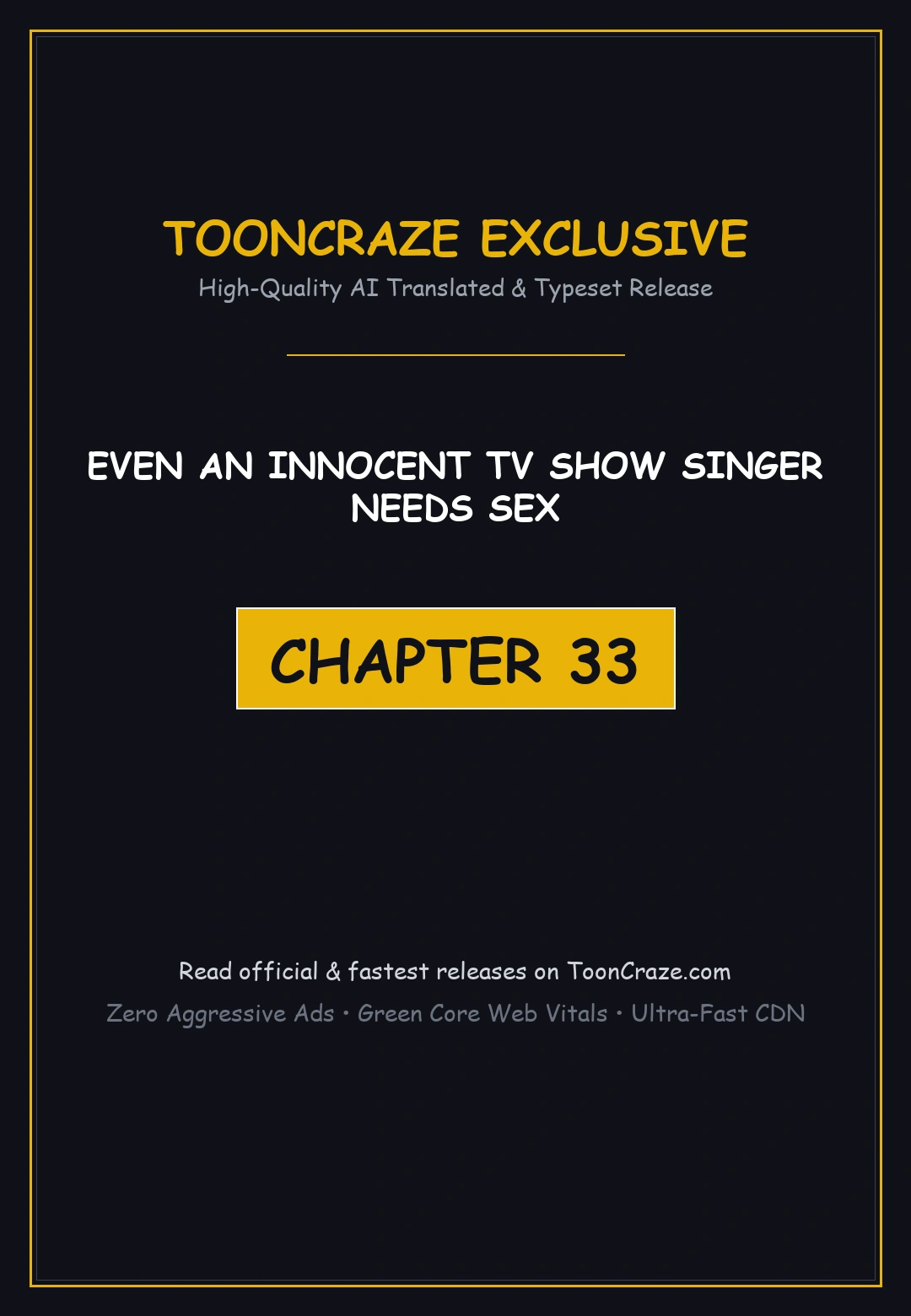 Even An Innocent Tv Show Singer Needs Sex Chapter 33 - Page 1