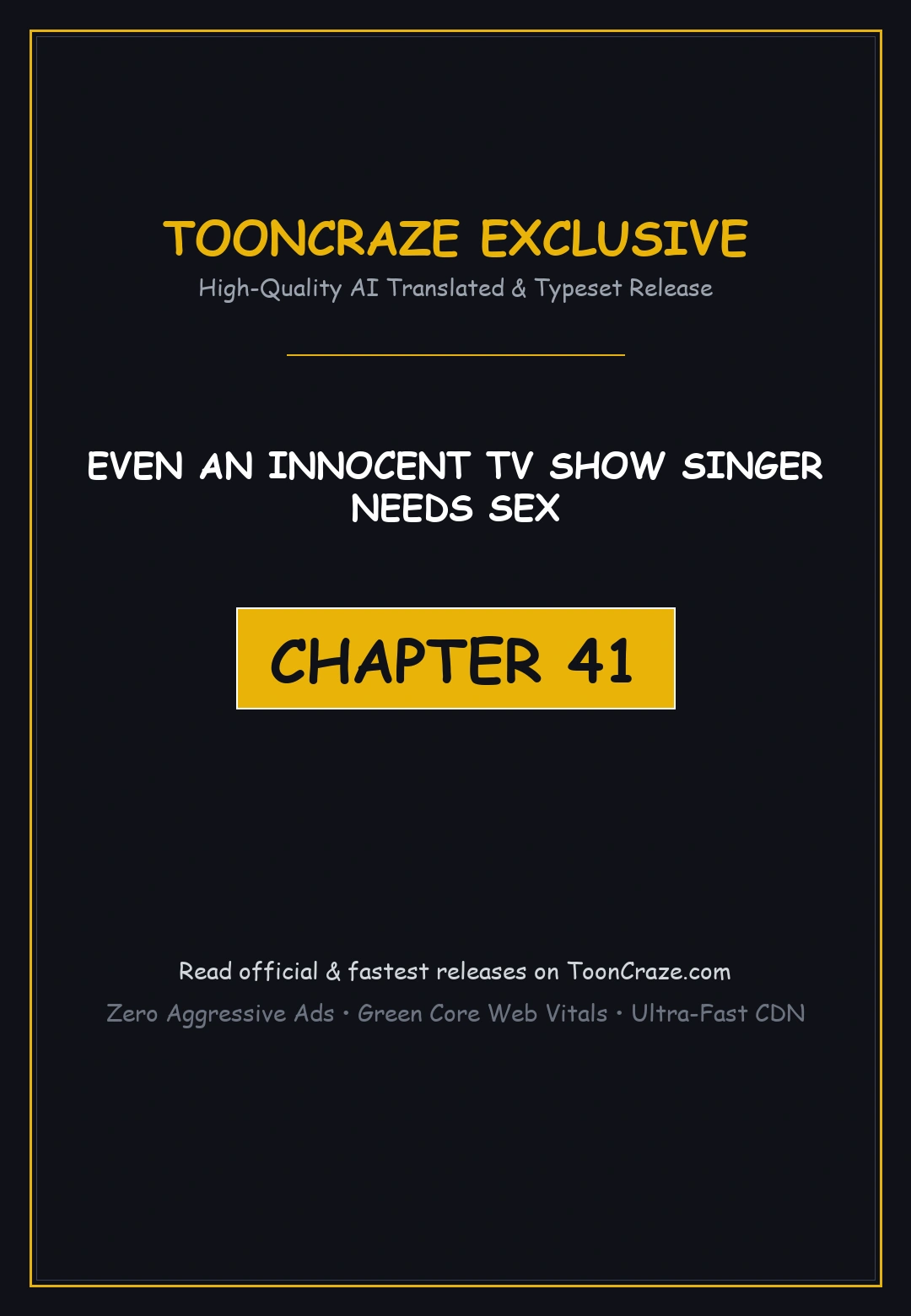 Even An Innocent Tv Show Singer Needs Sex Chapter 41 - Page 1