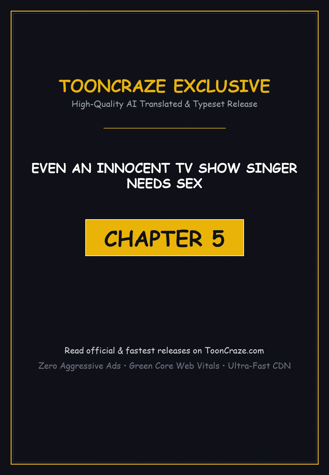 Even An Innocent Tv Show Singer Needs Sex Chapter 5 - Page 1