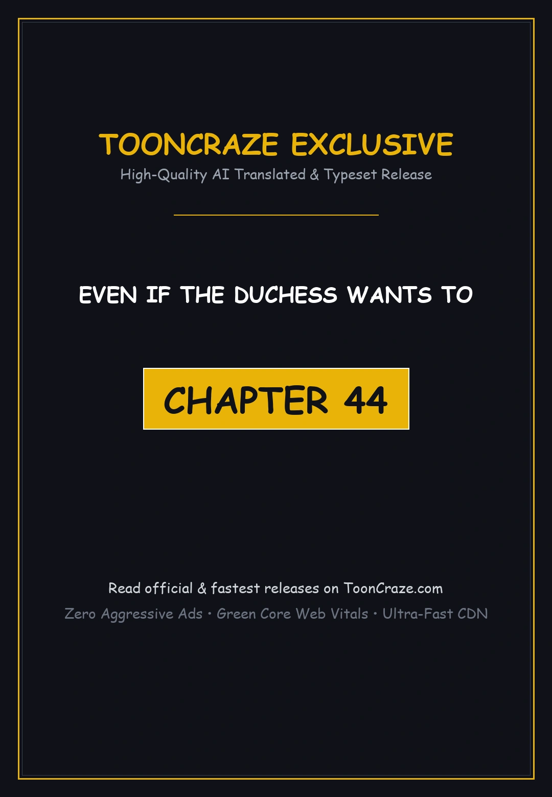 Even If The Duchess Wants To Chapter 44 - Page 1