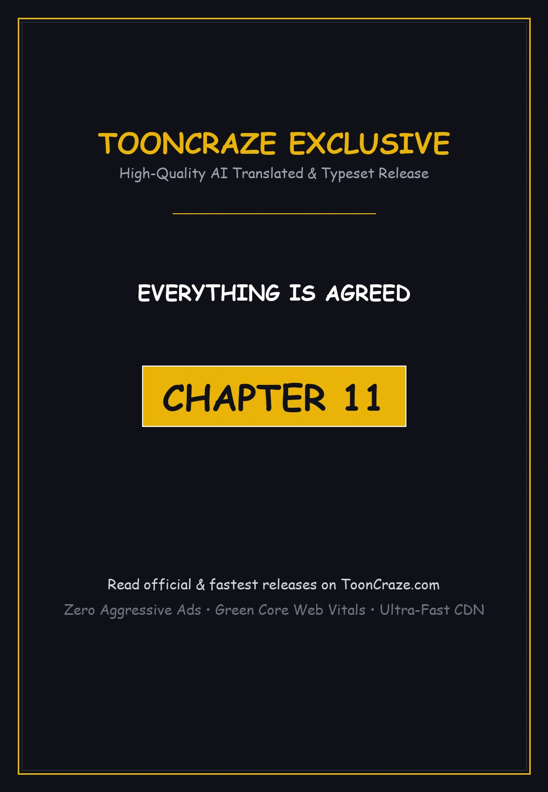 Everything Is Agreed Chapter 11 - Page 1