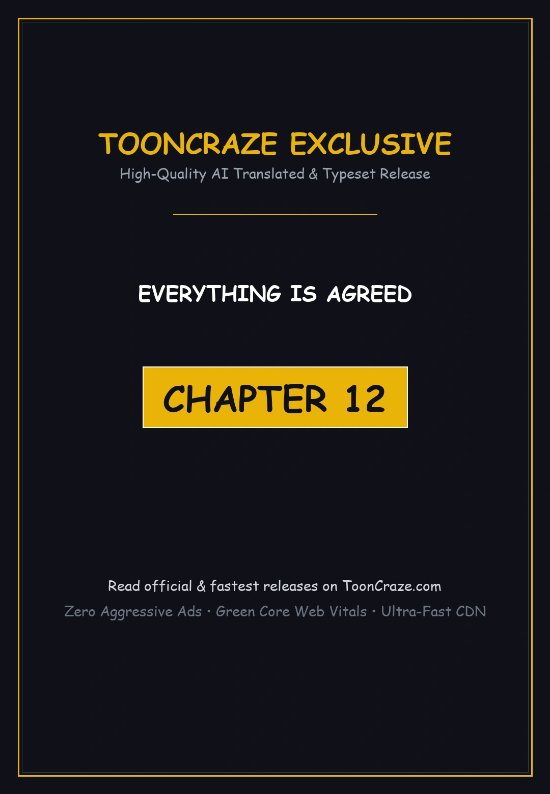 Everything Is Agreed Chapter 12 - Page 1