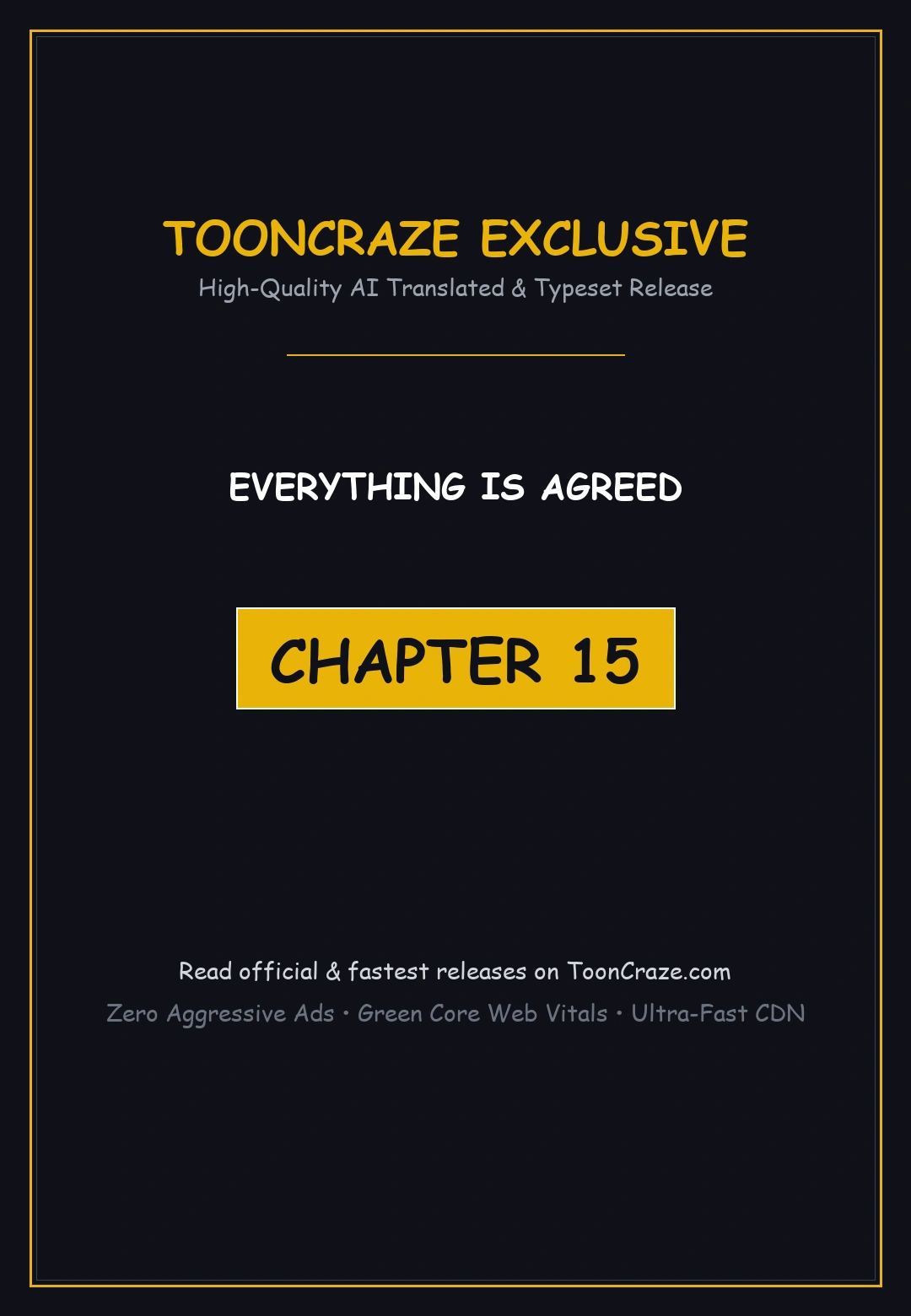 Everything Is Agreed Chapter 15 - Page 1