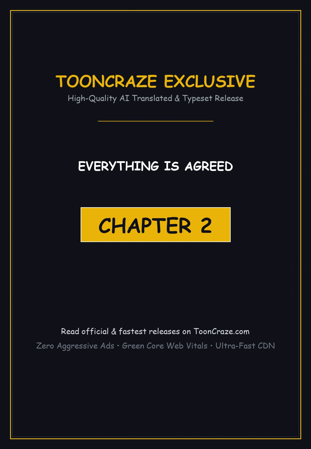 Everything Is Agreed Chapter 2 - Page 1