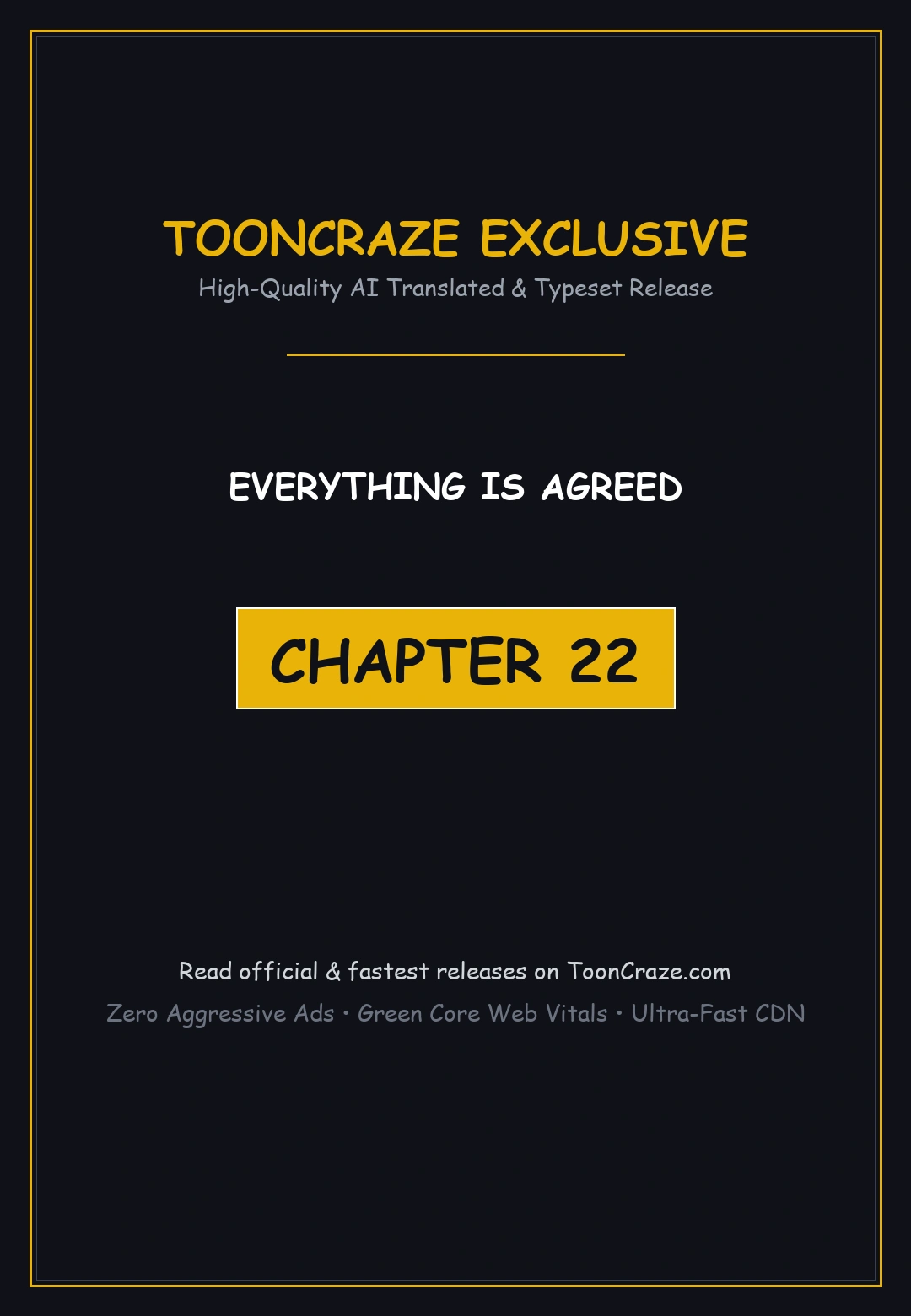 Everything Is Agreed Chapter 22 - Page 1