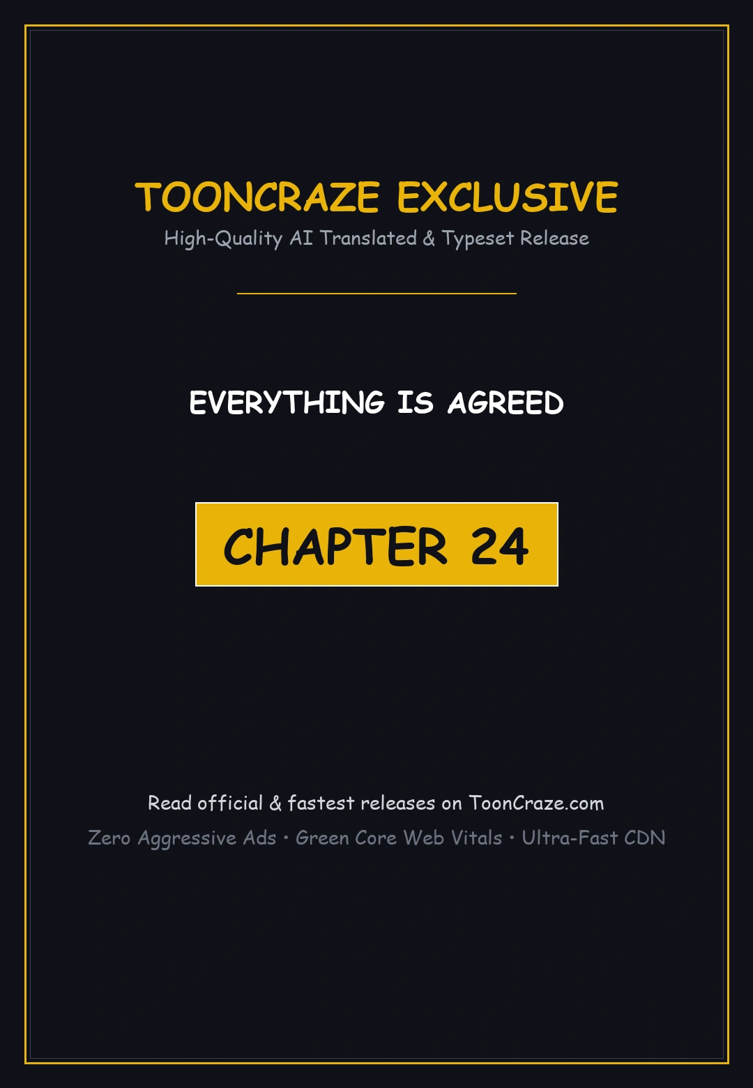 Everything Is Agreed Chapter 24 - Page 1