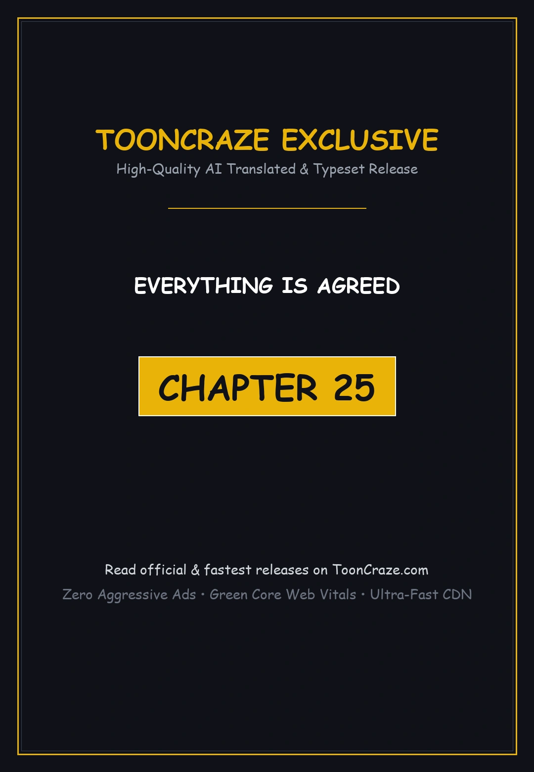 Everything Is Agreed Chapter 25 - Page 1